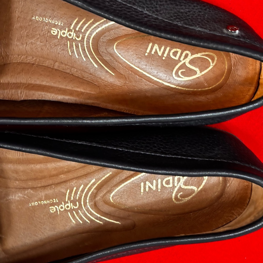 Sudini NavyLeather Loafers size 10 - Picture 3 of 7